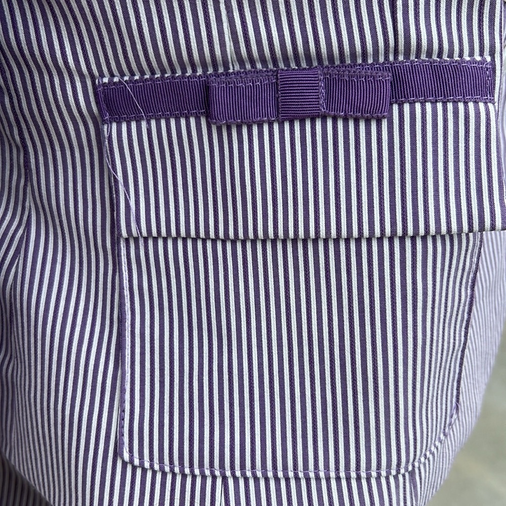Business suit in striped lilac (2pc) - Picture 4 of 4